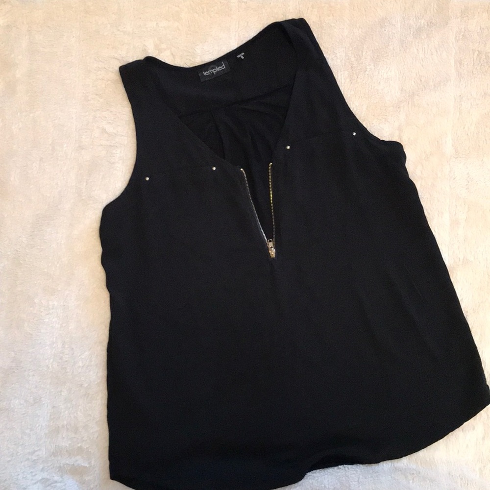 Black Blouse Tank